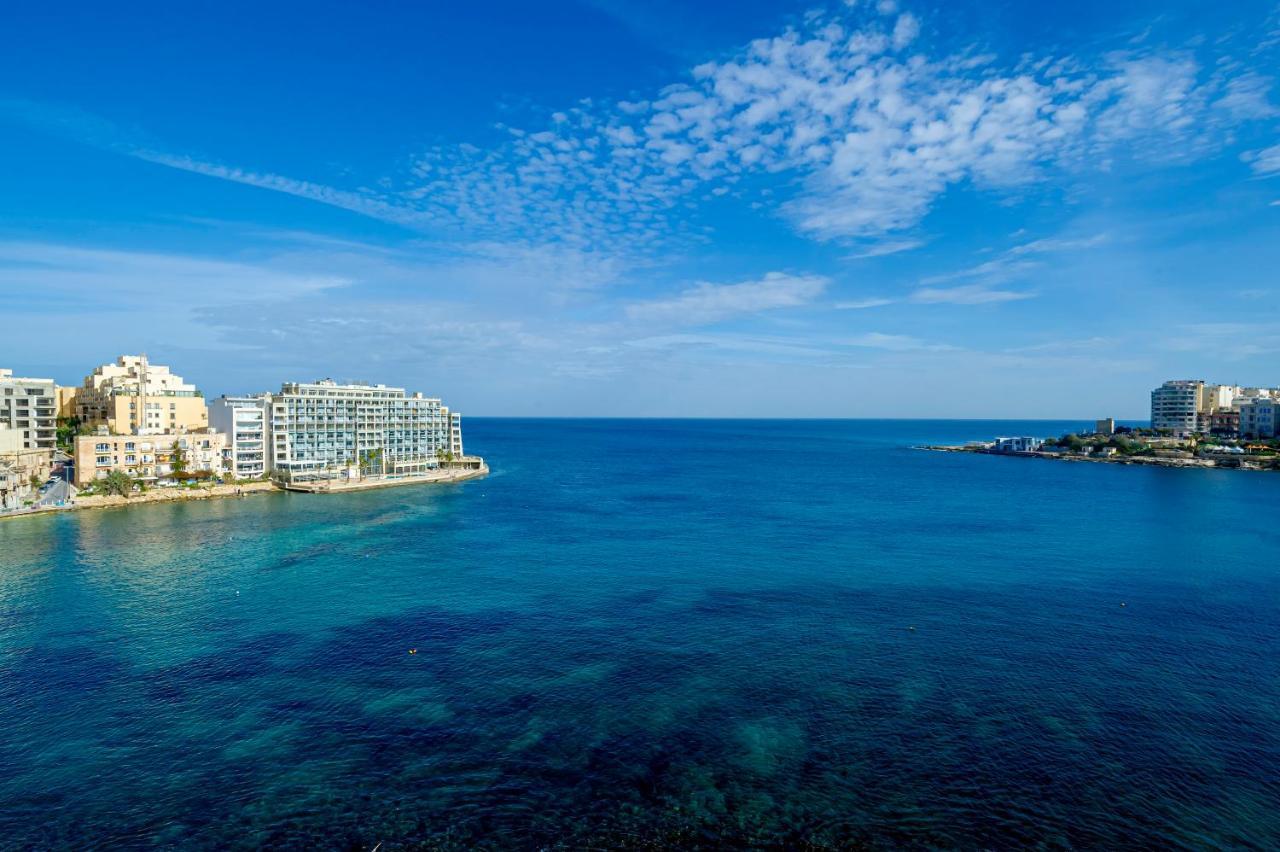Spinola Bay Top Floor Seafront 3 Bedroom Apartment With Panoramic Sea Views - By Getawaysmalta Saint Julian's Exterior photo