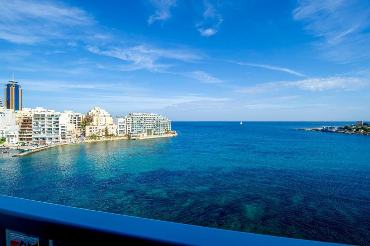 Spinola Bay Top Floor Seafront 3 Bedroom Apartment With Panoramic Sea Views - By Getawaysmalta Saint Julian's Exterior photo