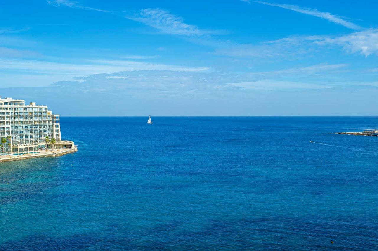 Spinola Bay Top Floor Seafront 3 Bedroom Apartment With Panoramic Sea Views - By Getawaysmalta Saint Julian's Exterior photo
