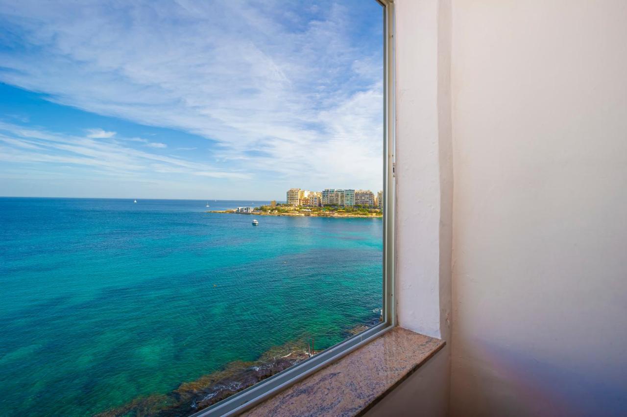 Spinola Bay Top Floor Seafront 3 Bedroom Apartment With Panoramic Sea Views - By Getawaysmalta Saint Julian's Exterior photo