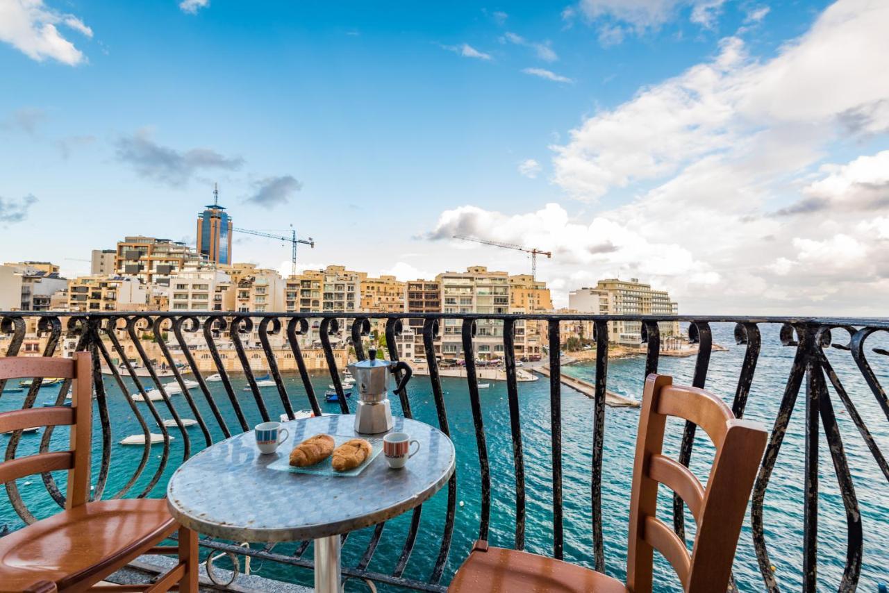 Spinola Bay Top Floor Seafront 3 Bedroom Apartment With Panoramic Sea Views - By Getawaysmalta Saint Julian's Exterior photo